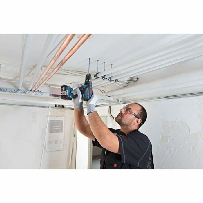 Bosch Professional GSB 18V-28 perceuse-visseuse à percussion, 2 batteries 4,0Ah, chargeur GAL 18V40, L-BOXX