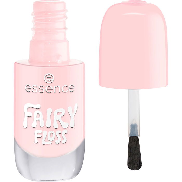 Essence Vernis à ongles gel n° 07 - Fairy Floss 8 ml, vernis gel brillant sans lampe UV, application facile, couleur durable jusqu'à 10 jours