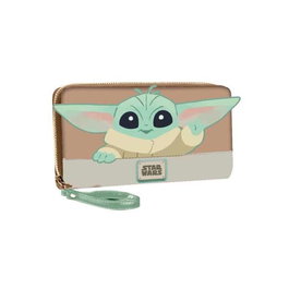 Cerdá Portefeuille similicuir The Mandalorian Grogu 10.0 x 2.0 x 19.0 cm, beige