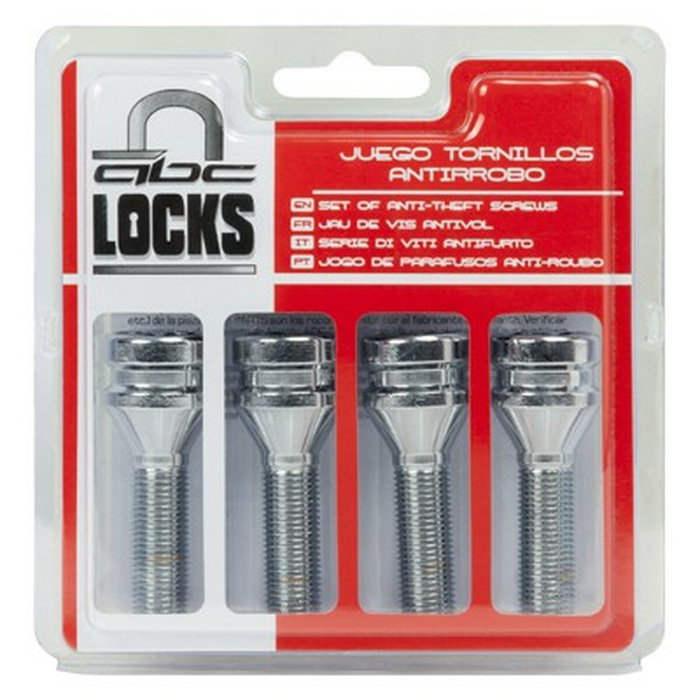 ABC Parts Vis antivol 12x125 L48 17/19, 4 unités ABC Parts Vis antivol 12x125 L48 17/19, 4 unités