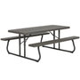 Table Piable Lifetime Bois Marron Pique-nique Acier Plastique 183 x 74 x 145 cm