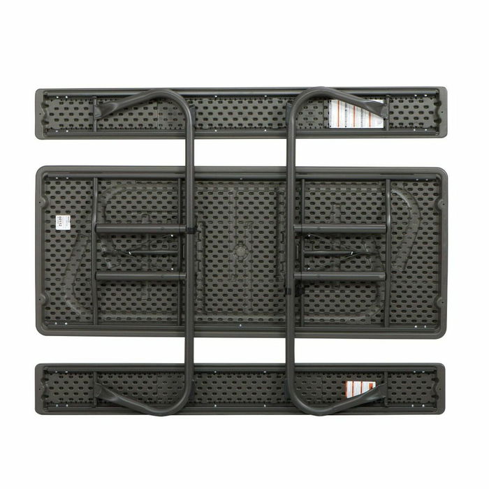 Table de pique-nique Lifetime Bois Marron Pliable Acier Plastique 183 x 145 x 74 cm Table de pique-nique Lifetime Bois Marron Pliable Acier Plastique 183 x 145 x 74 cm