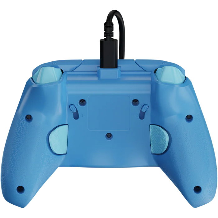 Turtle Beach Rematch Advanced Blue Kitsune - Manette de jeu filaire pour Xbox et PC