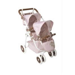 Muñecas Arias Coche Muñeca Gemelar Bear avec sac