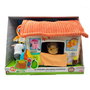 Bandai Mon premier Zenon Musical - Ferme d'éveil en peluche avec différentes textures et lumières - Mallette 22.5x25x21 cm