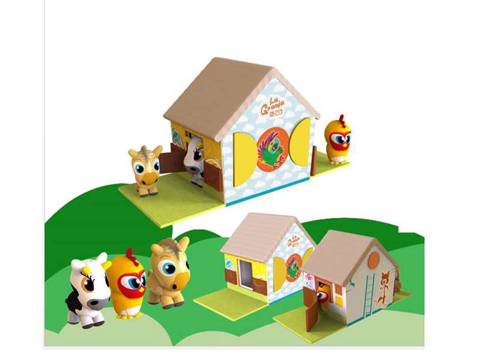 Bandai Mon premier Zenon Musical - Ferme d'éveil en peluche avec différentes textures et lumières - Mallette 22.5x25x21 cm Bandai Mon premier Zenon Musical - Ferme d'éveil en peluche avec différentes textures et lumières - Mallette 22.5x25x21 cm