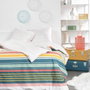 Today Parure de lit Sunshine Imprimé Rayé 2 personnes 220 x 240 cm