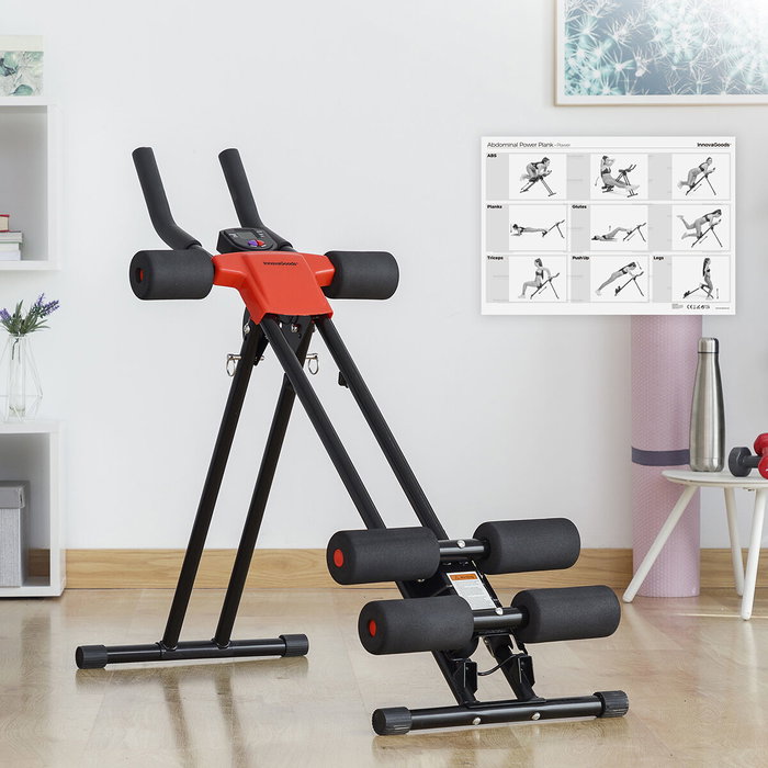 Pack Set de Bandes de Résistance avec Accessoires et Guide d´Entraînement et Machine pour Abdominaux Pliante avec Guide d'Exerci