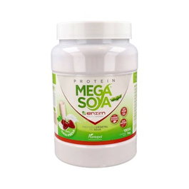 PLANTAPOL MEGA SOYA PROTEIN ENZIM Fraise et Crème 1kg
