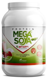 PLANTAPOL MEGA SOYA PROTEIN ENZIM Fraise et Crème 1kg