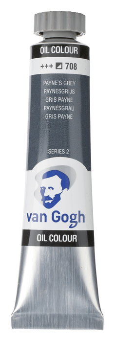 Van Gogh Peinture à l'huile Gris Payne 708, 20 ml Van Gogh Peinture à l'huile Gris Payne 708, 20 ml