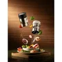BODUM Twin - Moulin combiné manuel sel et poivre - Mouture précise - Design compact en inox et noir