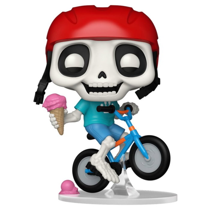 Funko Legacy POP! Icons Bike Rider Skully Figurine en Vinyle
