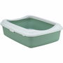 Bac à litière pour chats Trixie Classic Blanc Vert Plastique 37 × 15 × 48 cm