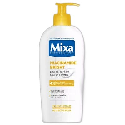 Mixa Niacinamide Bright Loción Corporal Piel Seca Y Apagada 250 ml