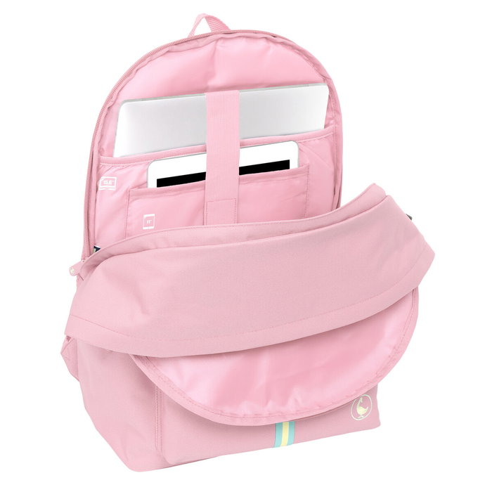 Sac à Dos pour Portable et Tablette avec Sortie USB El Ganso Basics Rose