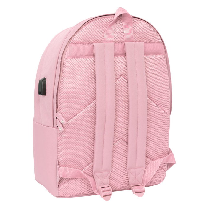 Sac à Dos pour Portable et Tablette avec Sortie USB El Ganso Basics Rose