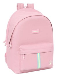El Ganso Basics Sac à dos double pour ordinateur portable 15.6" avec port USB, rose, 31x44x18 cm