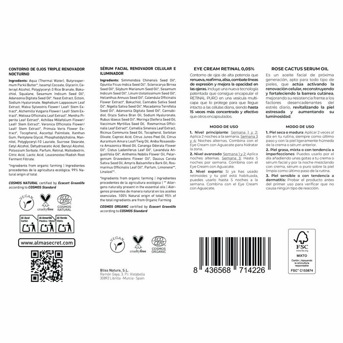 Ensemble de Beauté Alma Secret FACIAL ALMA SECRET 30 ml 2 Pièces