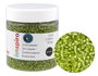 Innspiro Perles de Rocaille en Verre Rond Argenté Vert Avocat 2,3mm 120g