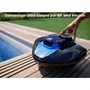 GRE Moovo TM 90 - Robot nettoyeur de piscine à batterie pour piscines hors-sol jusqu'à 9 m / 80 m² - Autonomie 90 min - Réservoir 2 L
