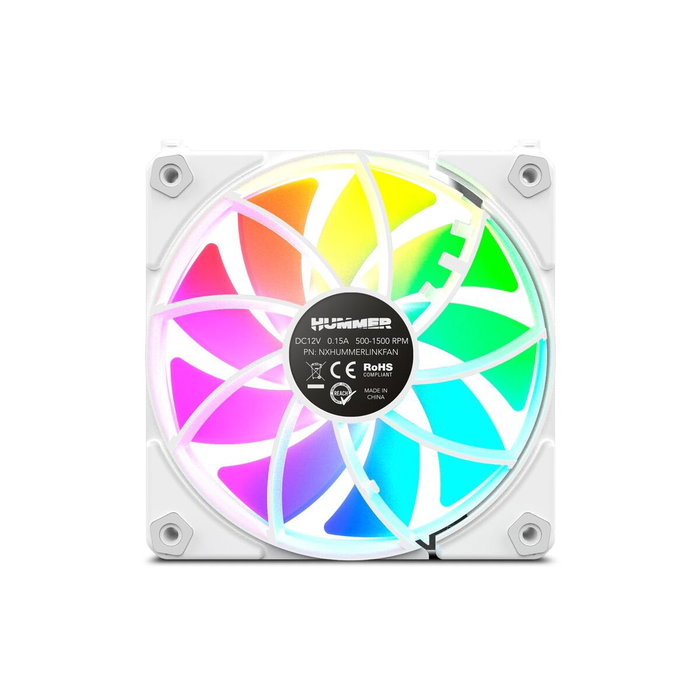 Ventillateur de cabine Nox HUMMER EASYLINK ARGB Ø 12 cm (1 Unité)