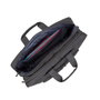 Rivacase 8455 Malette pour Ordinateur Portable 17.3 pouces Éco Polystère Noir Imperméable