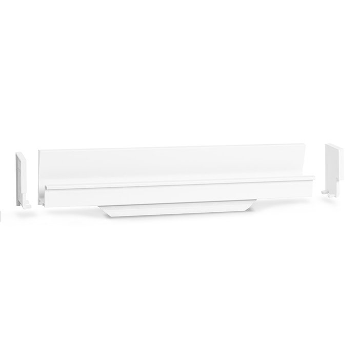 Viefe Poignée Encastrable Hexxa Blanc Mat et Gris Métallisé Viefe Poignée Encastrable Hexxa Blanc Mat et Gris Métallisé