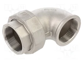 GEBO Coude à 90° G 1 1/2" en acier inoxydable 1.4408