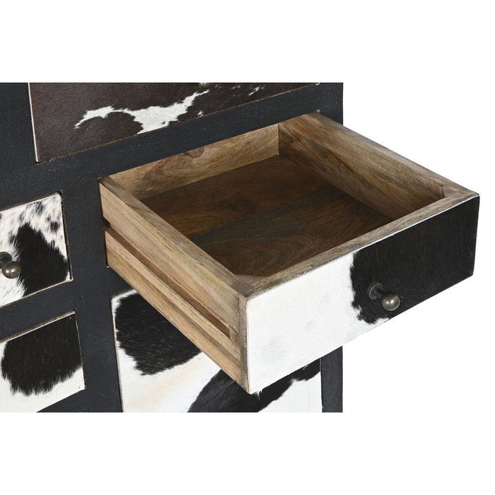 Home ESPRIT Caisson à Tiroirs Design Vache en Bois de Manguier