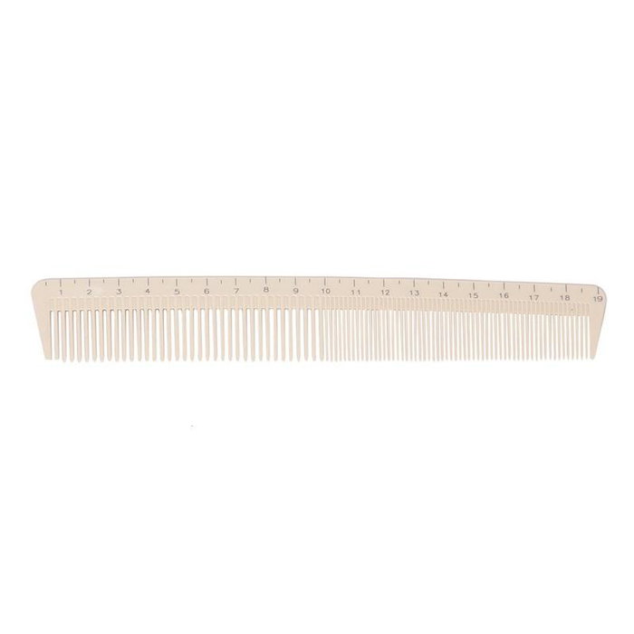 Bifull Peigne de Coupe Professionnel avec Règle de Mesure Intégrée 10/19 cm - Polycarbonate Durable, Résistant à la Chaleur et aux Produits Chimiques Bifull Peigne de Coupe Professionnel avec Règle de Mesure Intégrée 10/19 cm - Polycarbonate Durable, Résistant à la Chaleur et aux Produits Chimiques