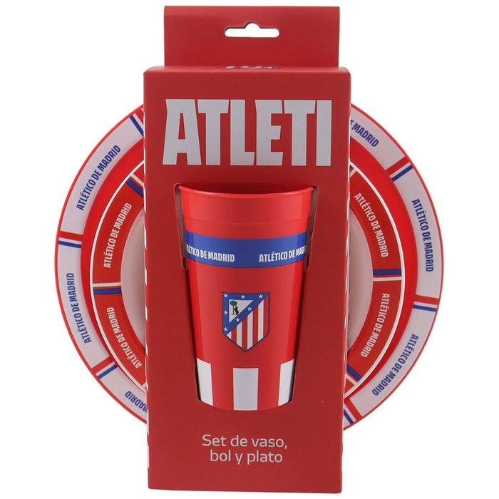CYP BRANDS Set de vaisselle Atletico de Madrid 3 pièces CYP BRANDS Set de vaisselle Atletico de Madrid 3 pièces