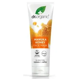 DR. ORGANIC Masque Visage Nettoyant au Miel de Manuka 125 ml - Soin Hydratant et Purifiant