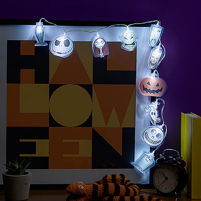 Paladone Luces Decorativas Con Stickers Guirlande Lumineuse Personnages L'Étrange Noël de Monsieur Jack
