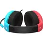 Turtle Beach Casque Gaming Filaire TBS-8002-25 Airlite Fit Officiel Nintendo Switch - Design Léger Circum-Aural 40mm - Bleu Fluo et Rouge