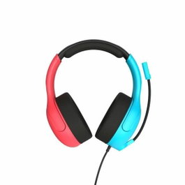 Turtle Beach Airlite Fit – Neon Bleu et Rouge, Casque Gaming Circum-aural avec Micro
