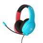 Turtle Beach Airlite Fit – Neon Bleu et Rouge, Casque Gaming Circum-aural avec Micro
