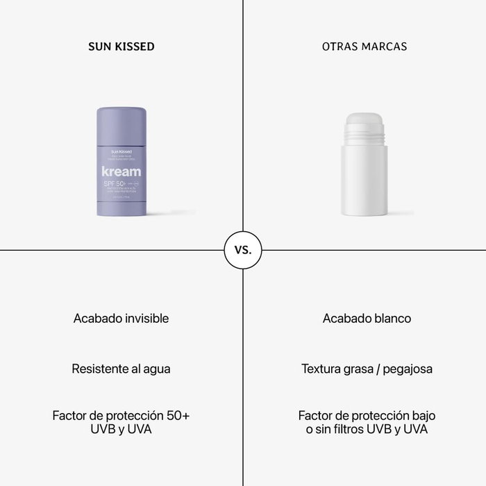 Kream Bâtonnet solaire SUN KISSED SPF50+ 15 ml