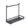 Emuca Porte-ustensiles de cuisine Titane , acier, gris anthracite