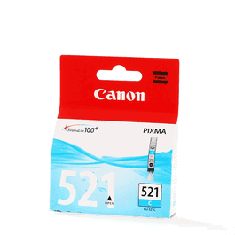 Canon 2934B001 Cartouche d'encre CLI-521C Cyan pour imprimante à jet d'encre
