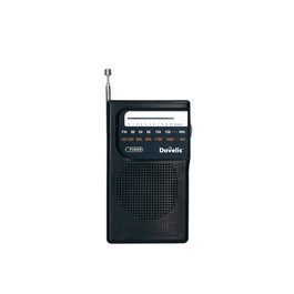 Dovelis Radio verticale portable noire