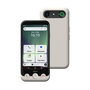 Doro Aurora A10 Smartphone 4,5" 4G 4+64GB Bone - Écran HD, Bouton SOS, Batterie 3000 mAh, Android 14, Double SIM