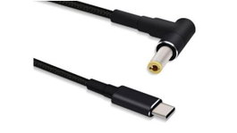 MicroConnect Adaptateur USB-C vers DC 5,5x2,5mm 15V/5A 1,2m avec Chipset E-Mark