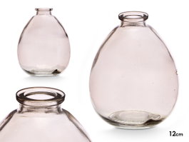 GIFTDECOR Flacon en Cristal Irrégulier Gris