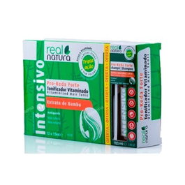 Real Natura Kit Tonification Vitaminée Pro-Keda Forte (2 Ampoules + 1 Shampooing 100ml)