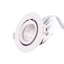 Spot Downlight LED 9W 1350Lm 4000K Circulaire Orientable