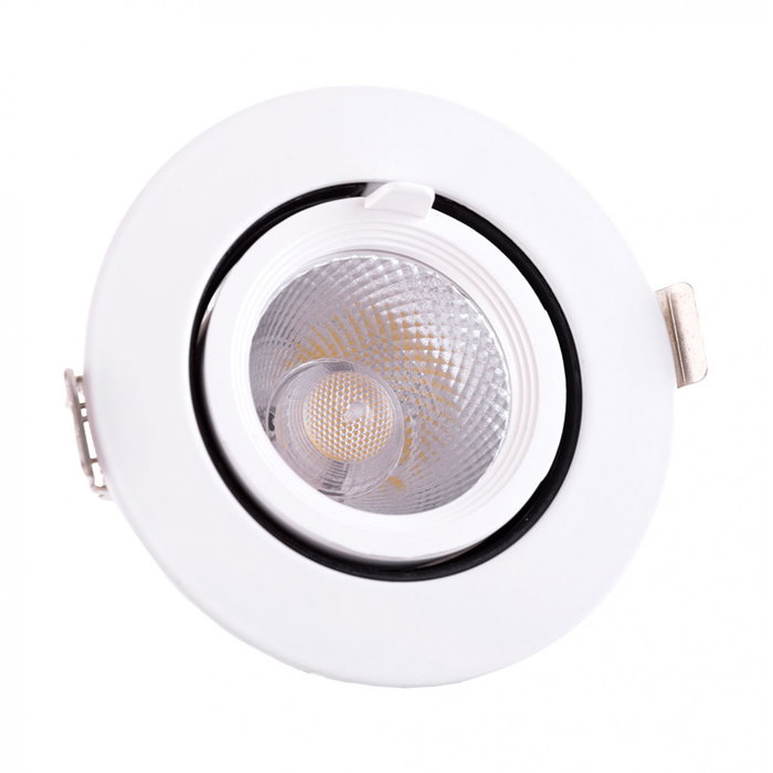 Spot Downlight LED 9W 1350Lm 4000K Circulaire Orientable