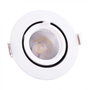 Spot Downlight LED 9W 1350Lm 4000K Circulaire Orientable