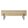 Banquette DKD Home Decor Naturel Bois Métal 120 x 40 x 43 cm
