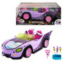 Mattel Monster High Ghoul Mobile Hhk63 - Voiture Jouet avec Capacité 4 Poupées - Accessoires Boissons et Mascotte